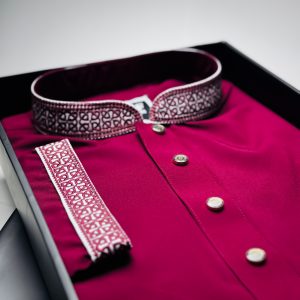 Alternative view of Panjabi-China Maroon(𝐜𝐨𝐝 352)