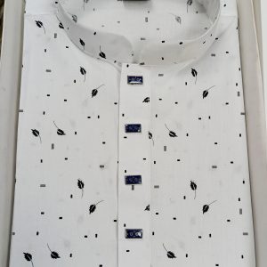 Alternative view of Premium Jamdani Suti Panjabi Black Neem Pata(cod-15)