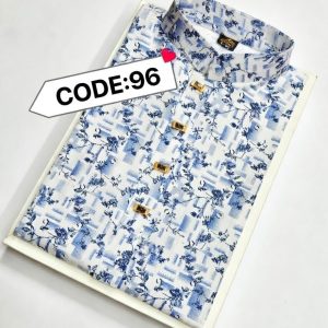 ১০০% সুতি মিক্স কটন কাপড়ের পাঞ্জাবি (কোড-96)