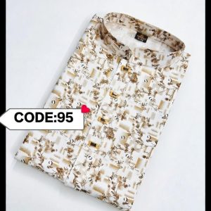১০০% সুতি মিক্স কটন কাপড়ের পাঞ্জাবি (কোড-95)